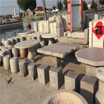 圆桌石凳1
